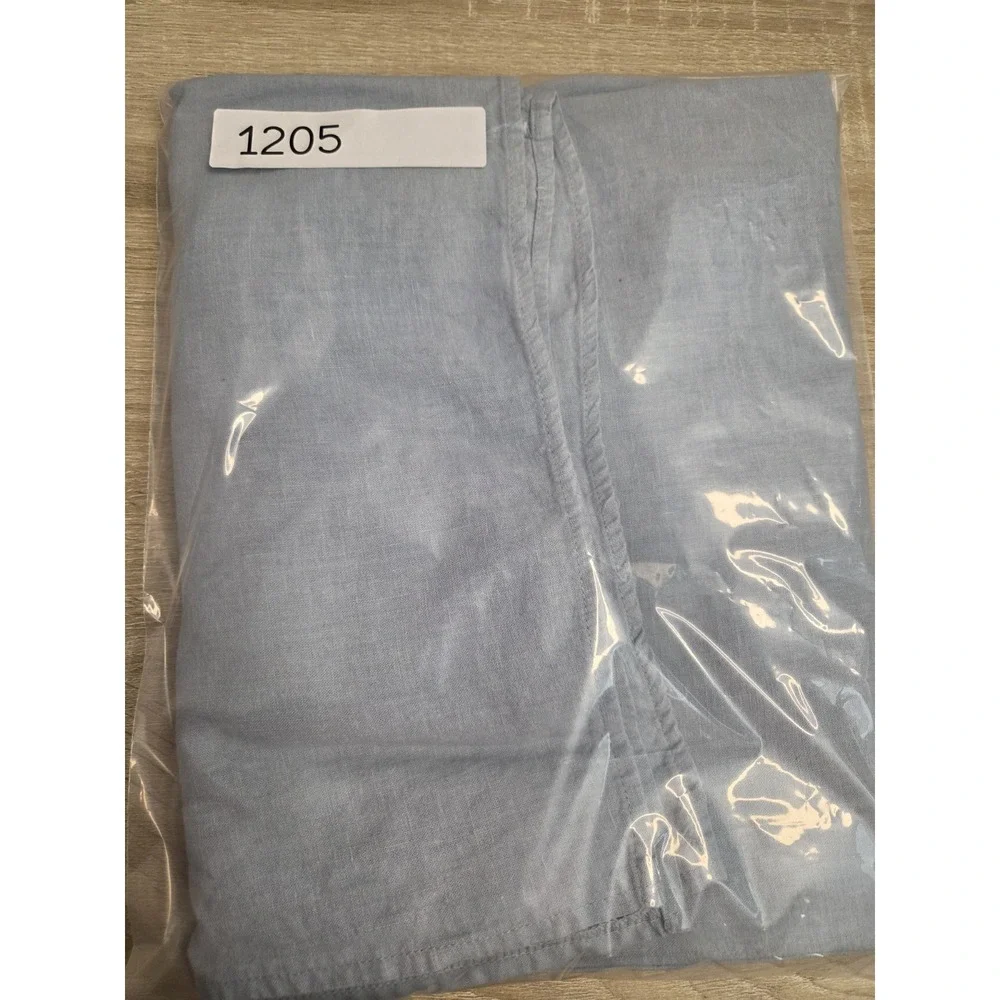 Kathie Lee Collection Light Blue Linen Blend Sleeveless‎ Maxi Dress XL